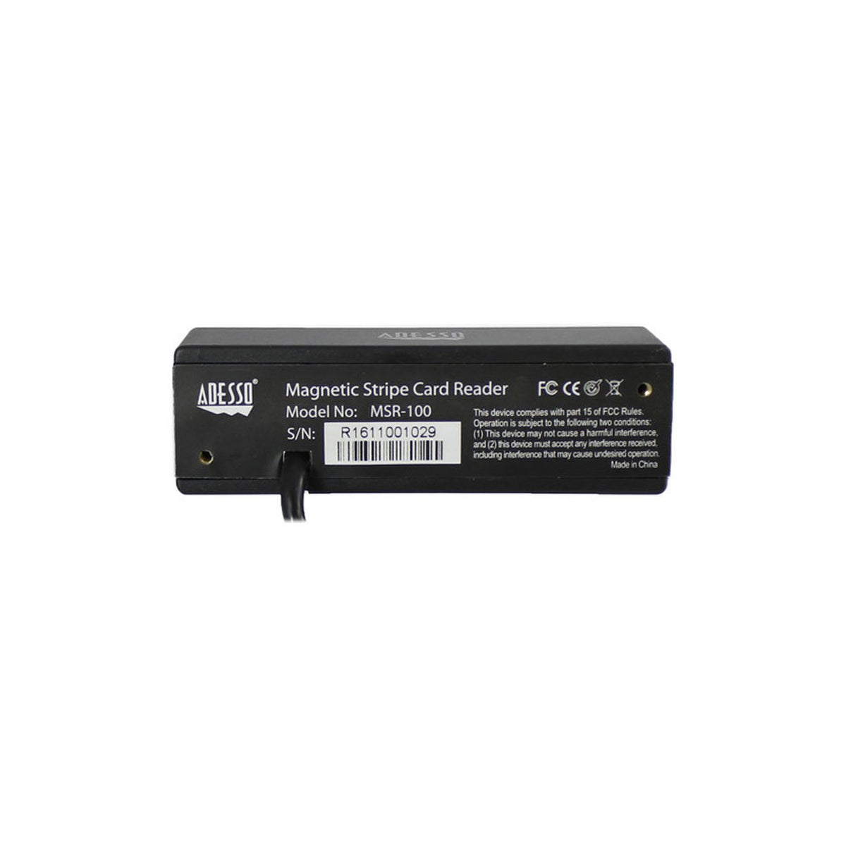 Adesso Accessory MSR-100 Magnetic Stripe Card Reader Retail