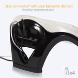 Fellowes Smart Suites Laptop Riser with USB Hub, Black