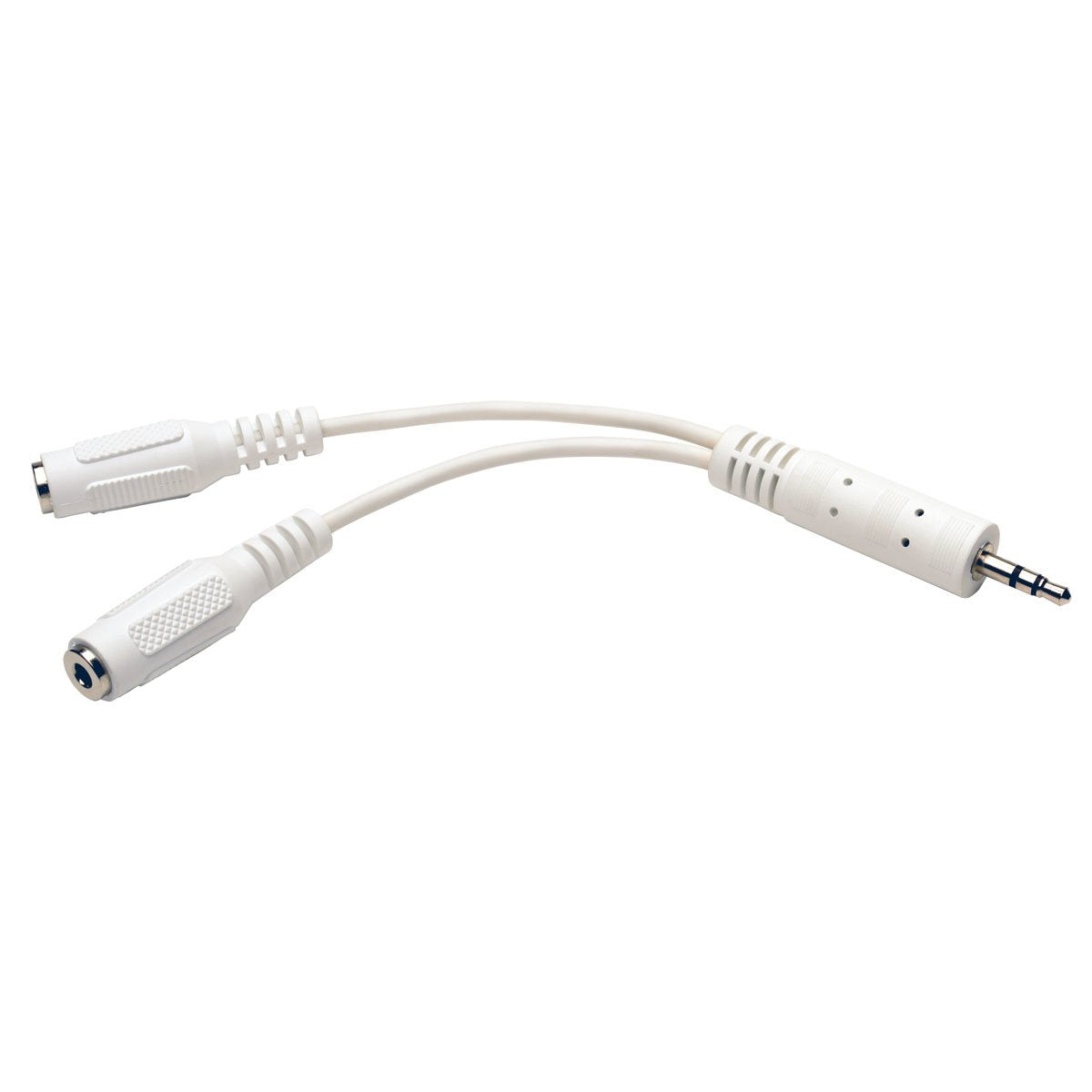 Tripp Lite P313-06N-WH 3.5mm Mini Stereo Cable Adapter Y Splitter