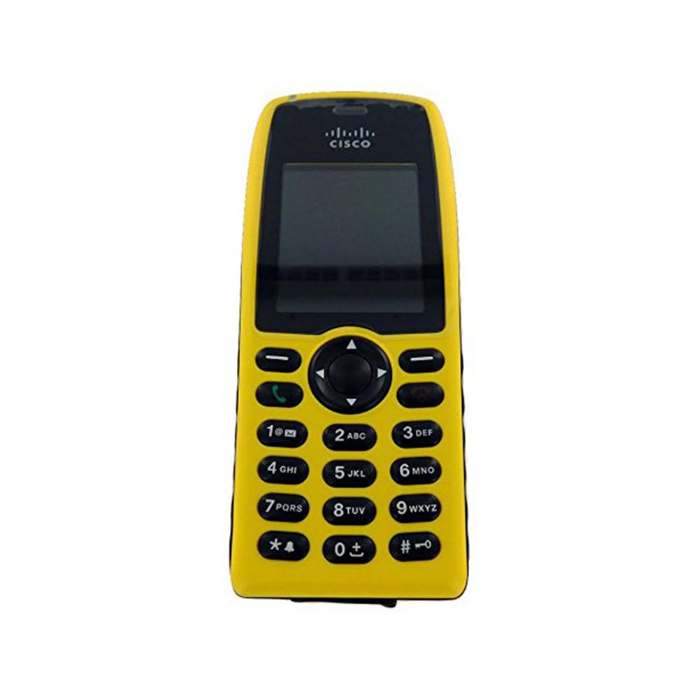 Cisco CP-7925G-EX-K9= IP Phone -Yellow (2" Display, Water Resistant, 802.11a/b/g, Speakerphone, HD Voice)