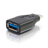 C2G 28868 USB 3.0 (USB 3.1 Gen 1) USB-C to USB-A Adapter Male/Female Thunderbolt 3, Tablet, Chromebook Pixel, Samsung Galaxy TabPro S, LG G6, MacBook