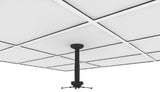 Crimson Adjustable Height Suspended Ceiling Projector Kit with 12-18 inch Drop (Black) JKS3-18A