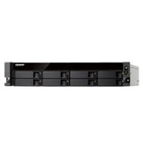 QNAP TS-863XU-RP-4G-US 2U 8-Bay AMD 64bit x86-based NAS and iSCSI/IP-SAN, Quad Core 2.0GHz, 4GB RAM, 4 x 1GbE, 1 x 10GbE (10GBASE-T), Redundant PSU