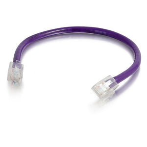 C2G 04217 Cat6 Cable - Non-Booted Unshielded Ethernet Network Patch Cable, Purple (7 Feet, 2.13 Meters)