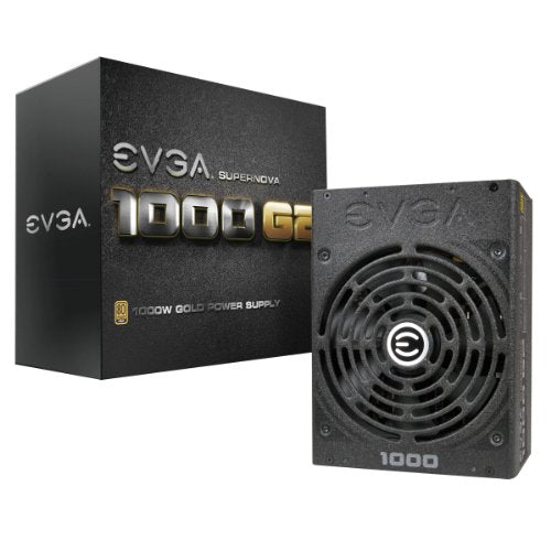 EVGA Supernova 1000 G2, 80+ Gold 1000W, Fully Modular, 10 Year Warranty, Includes Free Power On Self Tester Power Supply 120-G2-1000-XR