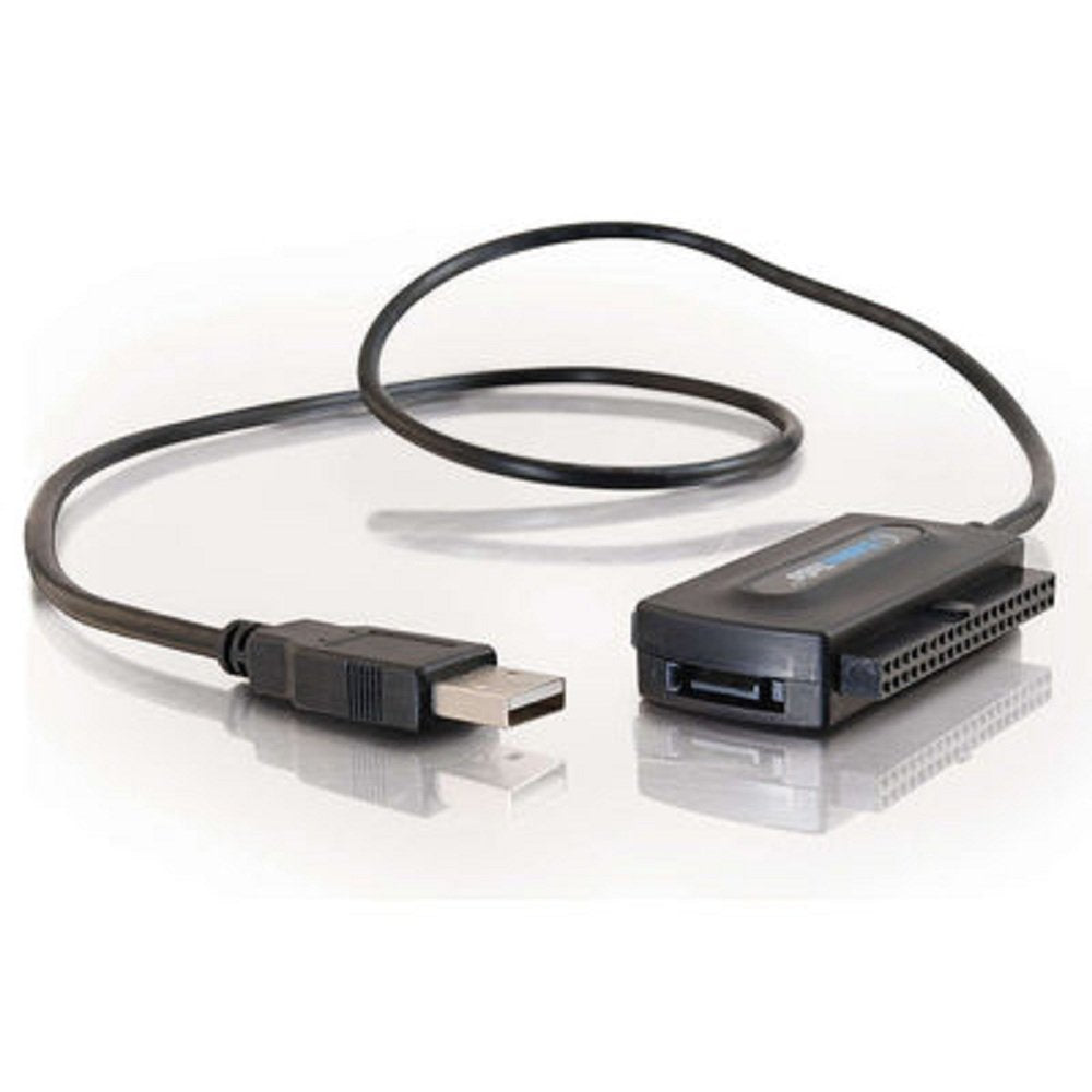 C2G 30504 Cables to Go USB 2.0 to IDE or Serial ATA Drive Adapter Cable, Black