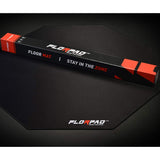 Florpad Space Gray Gaming Office Chair Mat | Protects All Floors | Liquid Resistant | Noise Cancelling | Smooth Surface 45'' x 45''