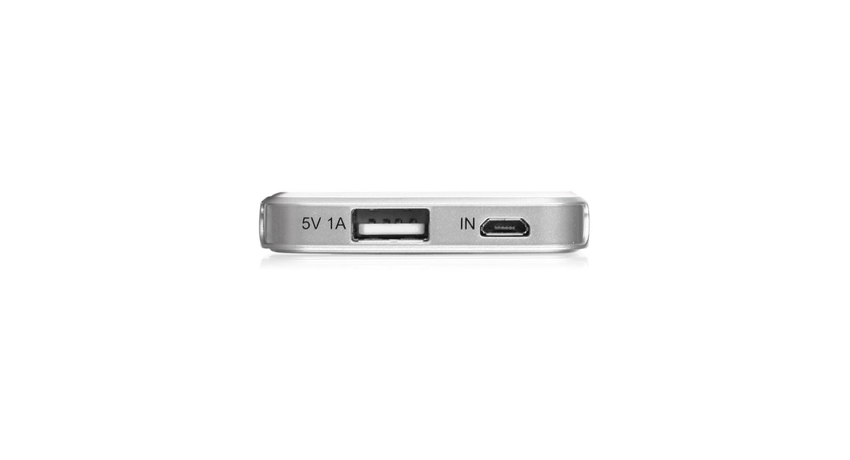 IOGEAR GearPower 2400mAh Capacity Mobile Power Station for Smartphones/Mobile Devices, White GMP2K