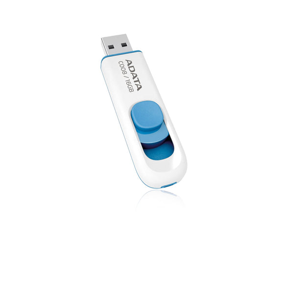 A-Data AC00816GRWE C008 16 GB USB 2.0 Flash Drive (White)