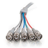 C2G 02561 Premium HD15 VGA Male to RGBHV (5-BNC) Male Video Cable, (6 Feet, 1.82 Meters)