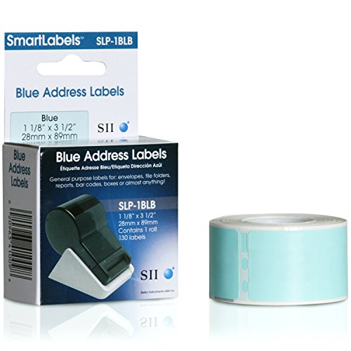 1pk Slp-1blb Blue Address Label 1 1/8in X 3 1/2in 29x89 No Return