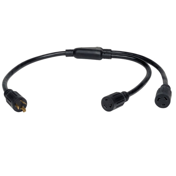 Heavy-Duty Power Cord Y Splitter Cable for PDU and Ups 20a, 10awg (Nema L6-20p T