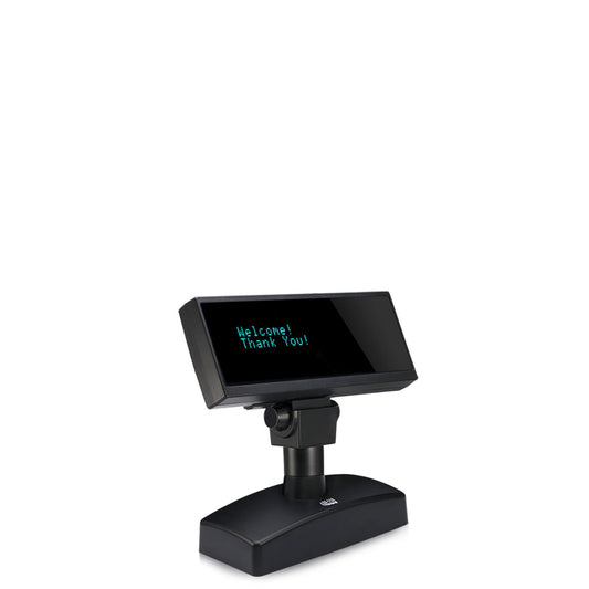 Adesso APD-200 POS Register Stand Up Display Vacuum Fluorescent Screen VFD Monitor 8.8" Black