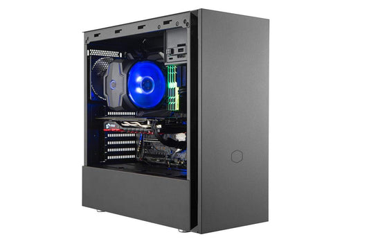 Cooler Master Silencio S600 ATX Mid-Tower W/Sound-Dampening Material, Sound-Dampened Steel Side Panel, Reversible Front Panel, SD Card Reader, and 2X 120mm PWM Silencio FP Fans