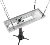 Crimson Adjustable Height Suspended Ceiling Projector Kit with 12-18 inch Drop (Black) JKS3-18A