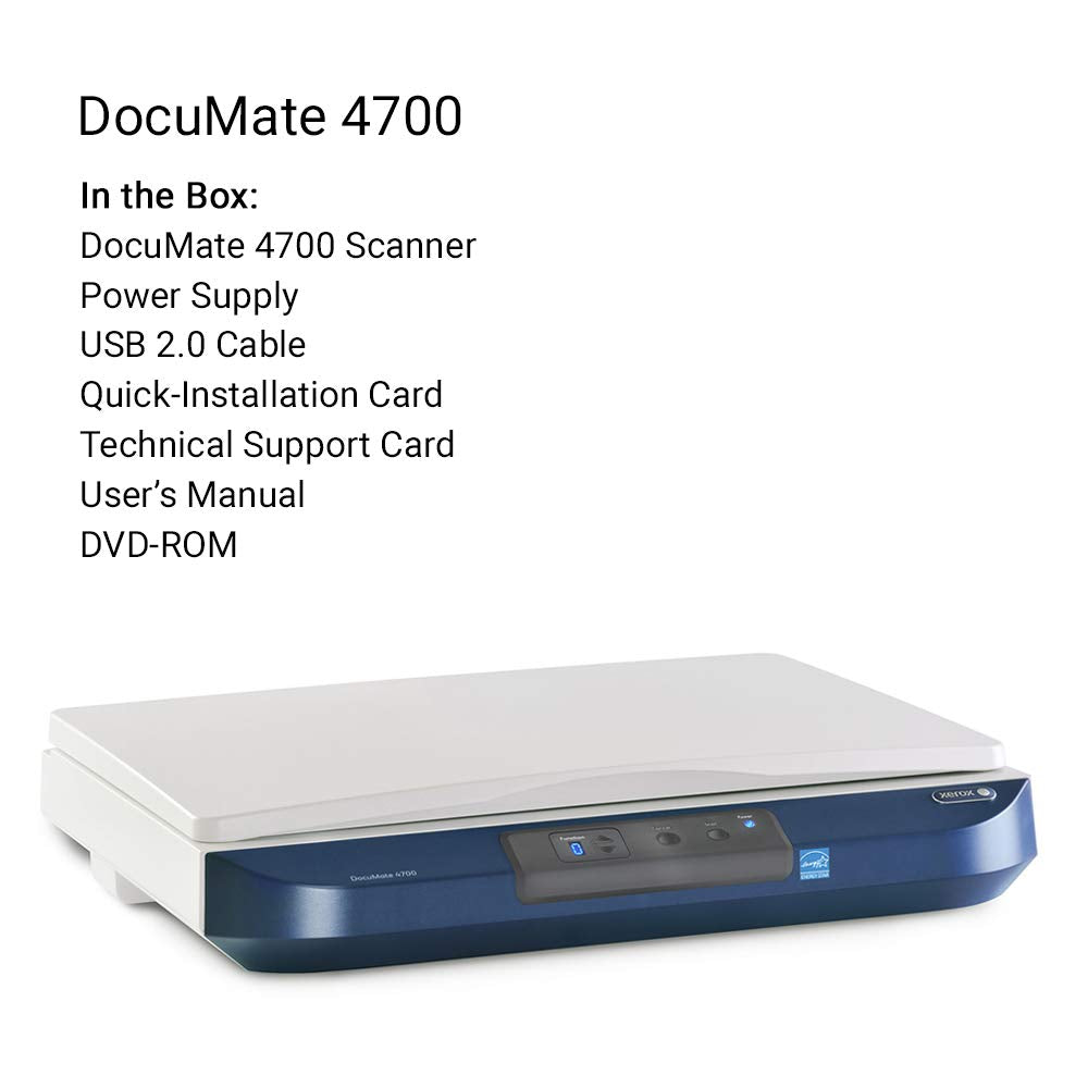 Documate 4700 Fb 600dpi 24bit USB LTR/A3 200pg Adf