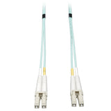 Tripp Lite N820-01M 3 Feet 10Gb Multimode Duplex 50/125 LSZH Aqua Fiber Patch Cable LC/LC - 1M