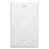 Tripp Lite Snap in Blank Keystone Jack Insert, 10 Pack, White (N040-010-WH)