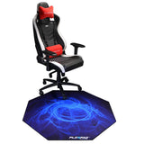 Florpad Arctic Gaming Office Chair Mat | Protects All Floors | Liquid Resistant | Noise Cancelling | Smooth Surface 45'' x 45''