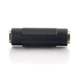 C2G 03170 3.5mm Aux F/F Stereo Coupler, TAA Compliant, Black