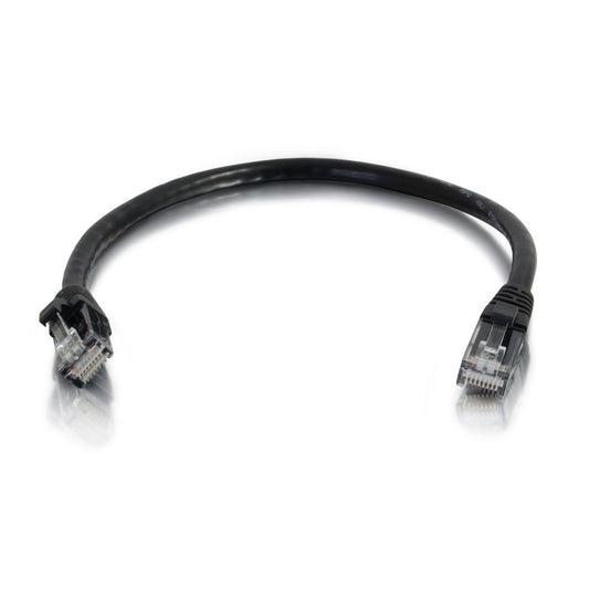 C2G 15180 Cat5e Cable - Snagless Unshielded Ethernet Network Patch Cable, Black (3 Feet, 0.91 Meters)