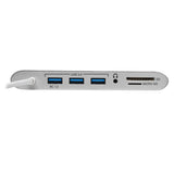 Tripp Lite USB 3.1 Gen 1 USB-C Docking Station w/ USB-A, HDMI, VGA, mDP, Gigabit Ethernet, Mem Card, 3.5mm & USB-C PD Charging, USB C, USB Type C, USB Type-C (U442-DOCK1)