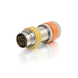 C2G 60069 Rapidrun PC (Yellow) Runner To Multi-Format (Orange) 15-Pin Din Adapter