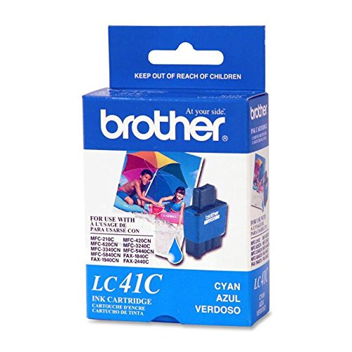Brother Model LC41C Cyan Inkjet Cartridge