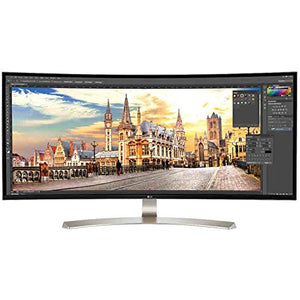 LG 38UC99-W 38-Inch 21:9 Curved UltraWide QHD+ IPS Monitor with Bluetooth Speakers
