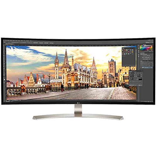 LG 38UC99-W 38-Inch 21:9 Curved UltraWide QHD+ IPS Monitor with Bluetooth Speakers