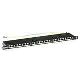 Tripp Lite Cat6a Patch Panel 24-Port High-Density Shielded Dual IDC 0.5URM (N252A-024-HUSHK)
