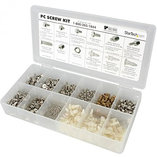 PCSCREWKIT - StarTech.com PC Screw Kit - Screw Nuts and Standoffs Top-Loading - Plastic