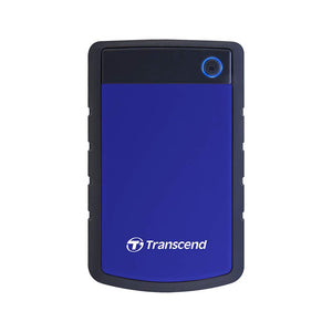 TRANSCEND TS1TSJ25H3B Military Drop Tested 1 TB USB 3.0 H3 External Hard Drive, Blue