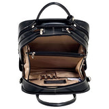 McKlein 96495 USA la Grange 15" Leather Vertical Patented Detachable -Wheeled Ladies' Laptop Briefcase Black
