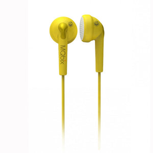 MQBIX Flexible Gel Type Earphones Yellow