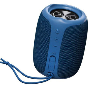 Creative Muvo Play Portable Bluetooth 5.0 Speaker, IPX7 Waterproof for Outdoors, Up to 10 Hours of Battery Life, with Siri and Google Assistant (Blue)