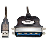 Tripp Lite USB to Parallel Printer Cable (USB-A to Centronics 36-M) 6-ft. (U206-006-R)