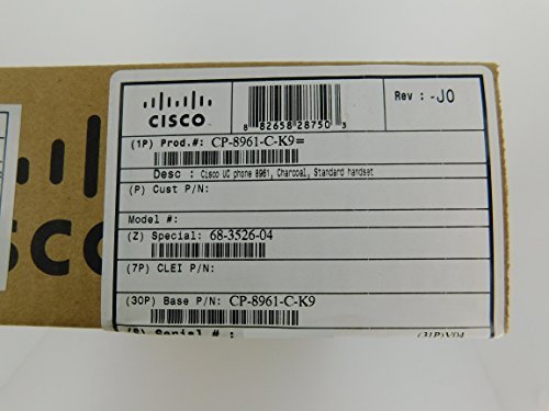 Cisco IP Phone Charcoal (CP-8961-C-K9=)