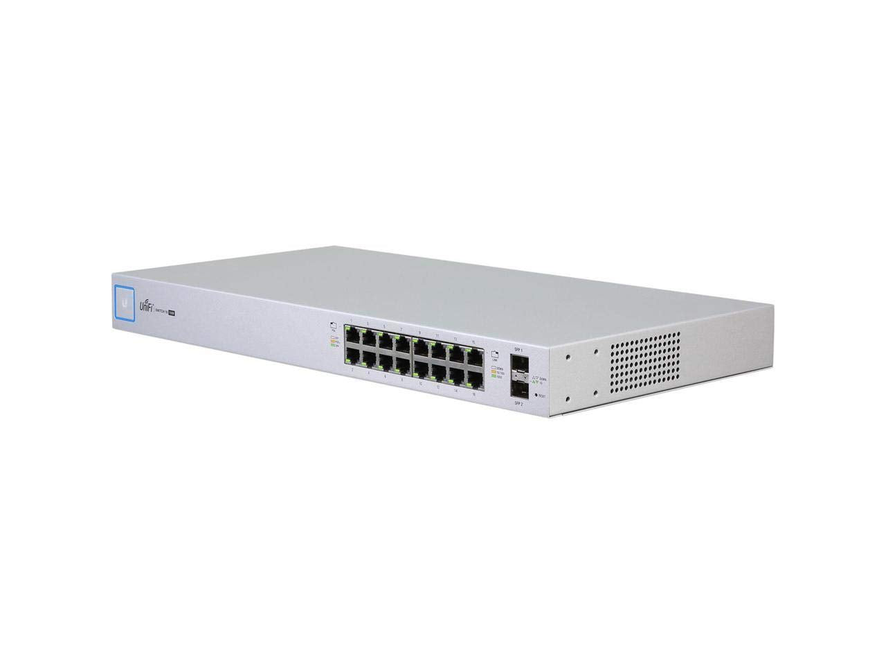 UBIQUITI US-16-150W Networks UniFi Managed PoE Plus 16-Port Gigabit Switch with SFP (150W)
