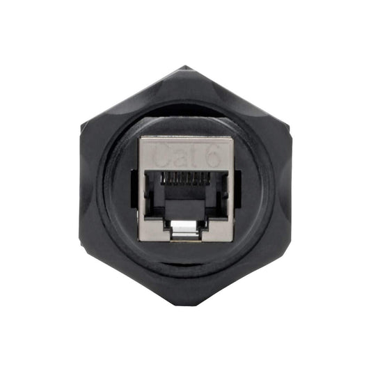 Tripp Lite RJ45 Bulkhead Coupler Cat5/Cat6 F/Shielded Industrial Dust Cap (N206-BC01-IND)