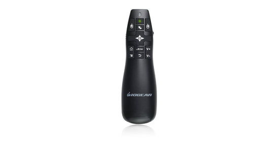 IOGEAR GreenPoint Pro 2.4GHz Gyroscopic Presentation Mouse with Green Laser Pointer (GME435G)
