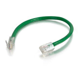 C2G 04129 Cat6 Cable - Non-Booted Unshielded Ethernet Network Patch Cable, Green (3 Feet, 0.91 Meters)