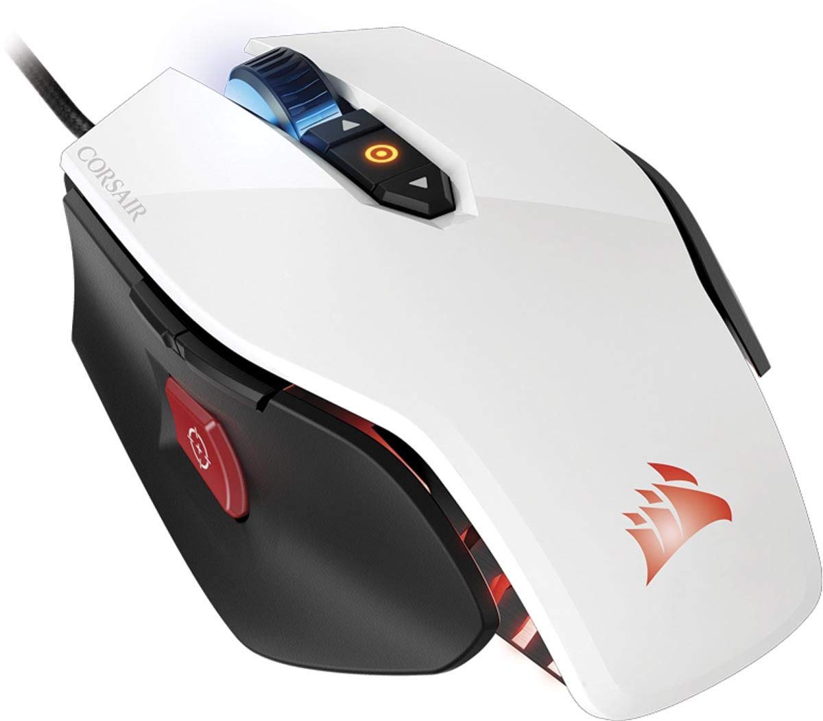 CORSAIR M65 Pro RGB - FPS Gaming Mouse - 12,000 DPI Optical Sensor - Adjustable DPI Sniper Button - Tunable Weights -  Black