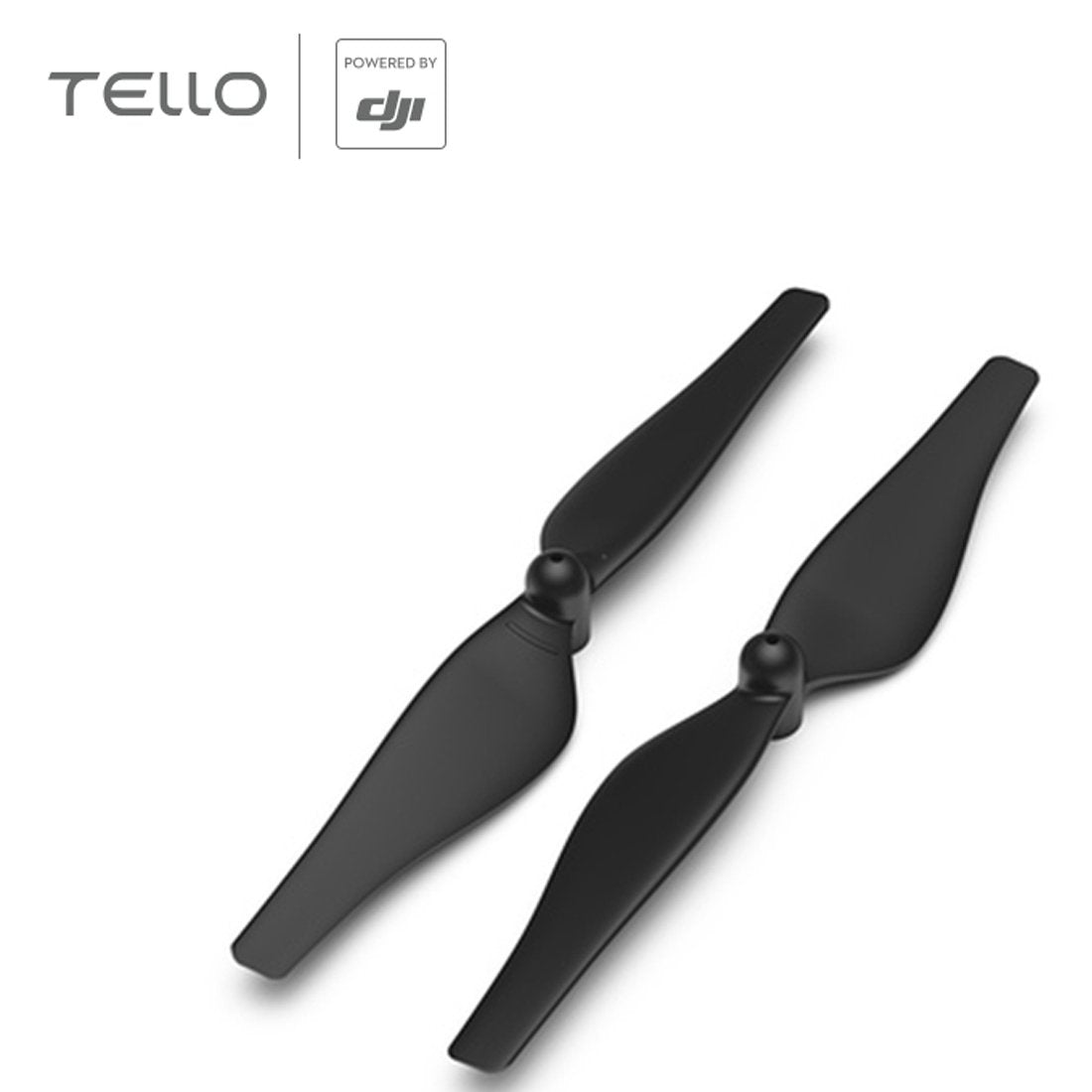 Ryze DJI Tello Part 2 Propellers Lightweight and durable, Easy to mount and detach Quick-Release Propellers, Black 2 Pairs