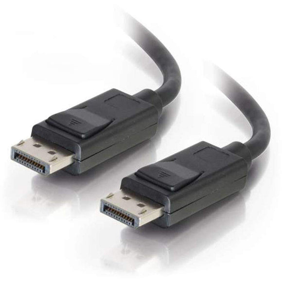 C2G DisplayPort Cable with Latches Male to Male, Black (54401)
