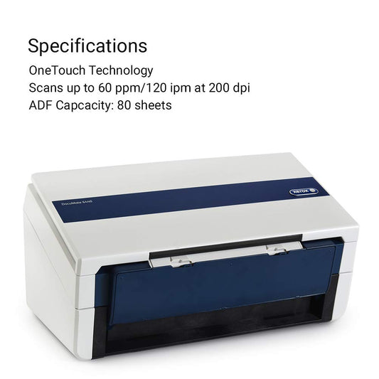 Xerox DocuMate 6440 Duplex Color Document Scanner