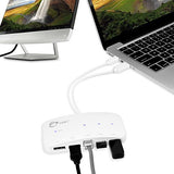 SIIG (JU-H30212-S1) Mini-DP Video Dock with USB 3.0 Lan Hub - White