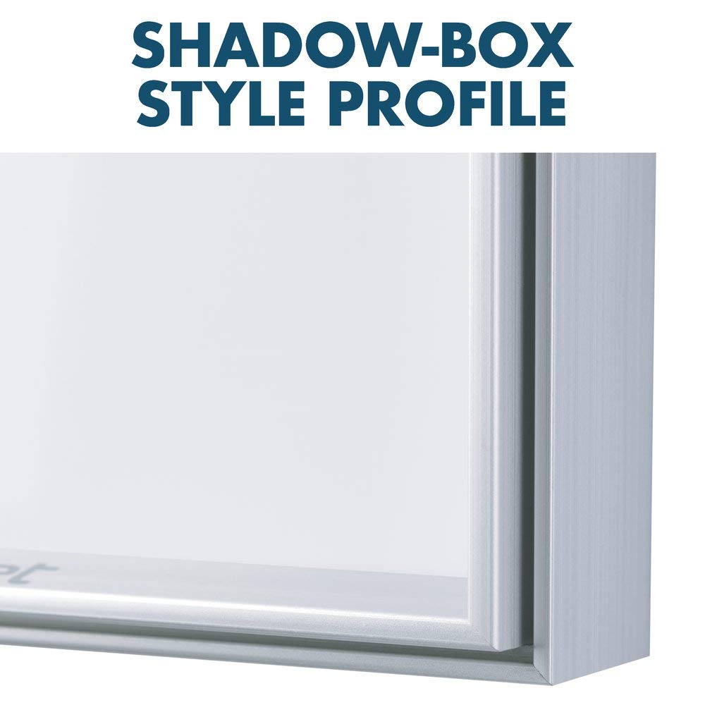 Quartet Whiteboard/Dry Erase Board, Magnetic, 3-Feetx2-Feet, Fusion Nano-Clean, Silver Aluminum Frame (NA3624F)