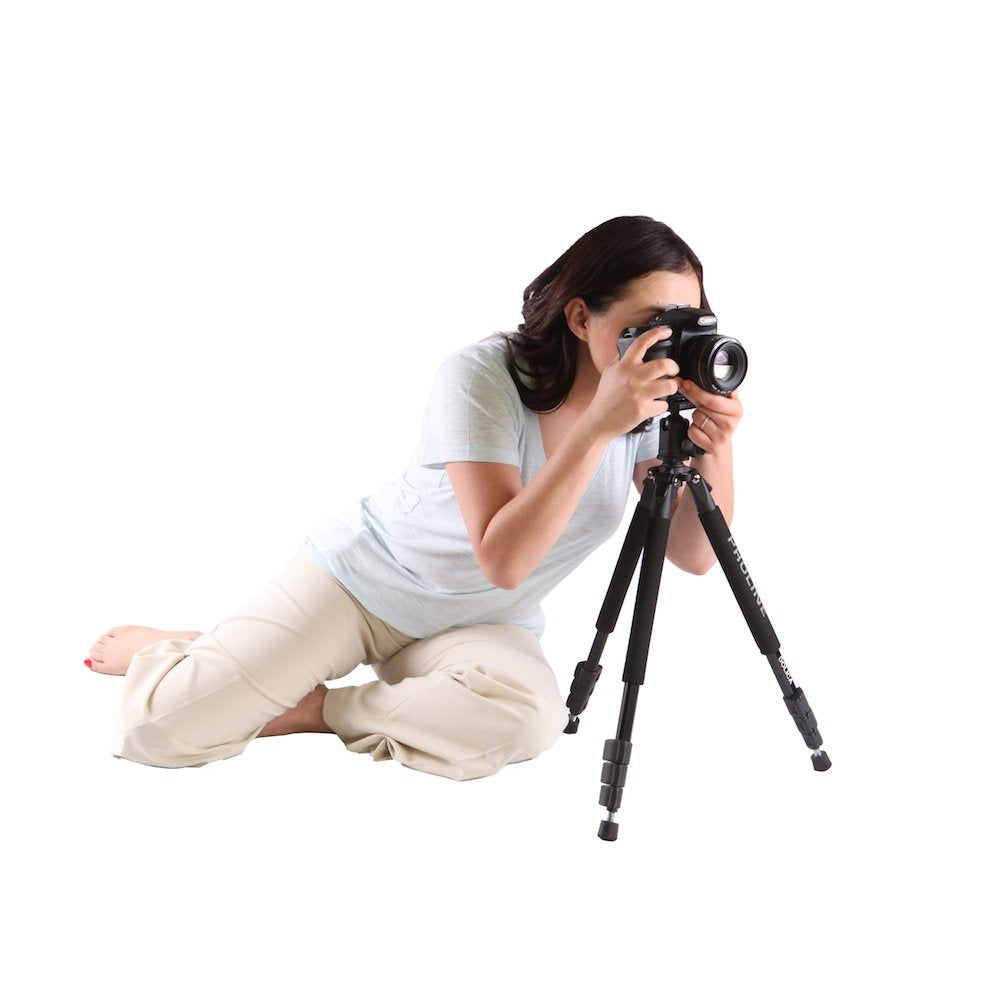 Dolica GX650B204 Proline GX Series 65 Inch Aluminum Tripod and Ball Head Combo for DSLR, SLR (Black)