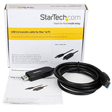 StarTech USB 3.0 Data Transfer Cable for Mac and Windows-Fast USB Transfer Cable for Easy Upgrades Including Mac OS X and Windows 8